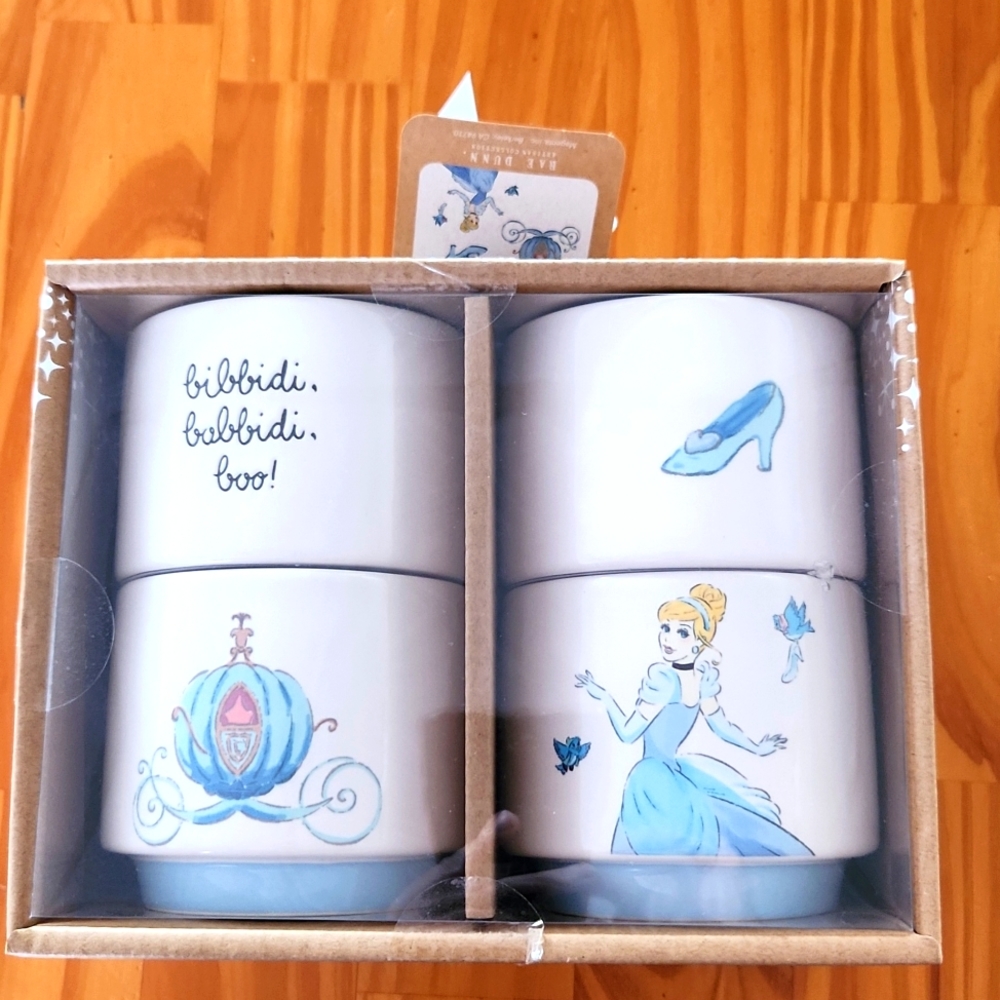 NWT Disney x Rae Dunn set of Stacking Ramekins Cinderella